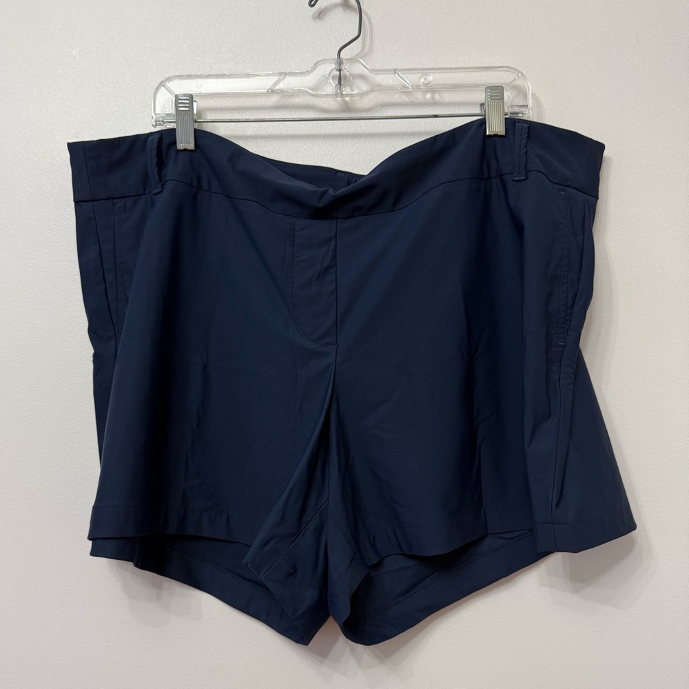 Spanx Sunshine Solutions Navy Blue Shorts - Picture 3 of 8